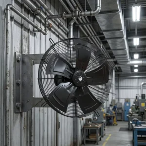 630mm Industrial Round Axial Exhaust Fan Powerful 380V AC Ventilation Fan for Factory Cooling