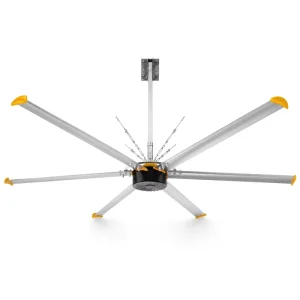 6FT 24FT HVLS Industrial Ceiling Fan Permanent Magnet Commercial Warehouse Cooling Fan Low Noise Energy Saving