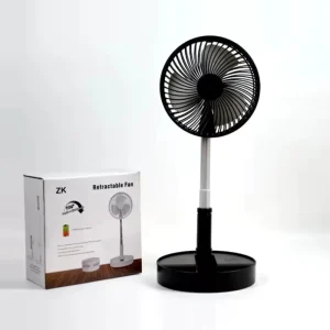 7200mAh Foldable Telescopic Fan USB Charging Portable Low Noise Desktop Fan Outdoor Travel Cooling Fan 3 Gears