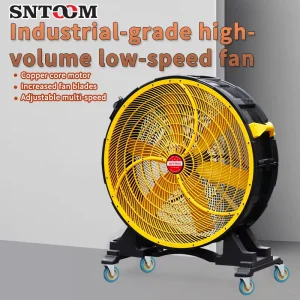 750mm Industrial Heavy Duty Stainless Steel Floor Fan 450W Copper Core Motor Multi Speed Adjustable High Airflow 220V Factory