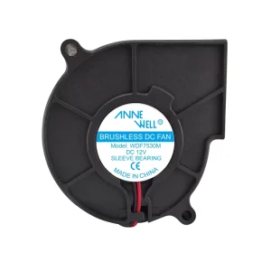 7530 Mini Electric Centrifugal Air Blower Cooling Exhaust Fan 5000RPM 75MM 12V 24V 2Pin DC Blower Fan for Air Purifier Projector