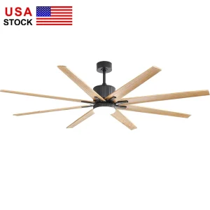 76 Inch Ceiling Fan Large Industrial Ceiling Fan Light with DC Motor Remote Control