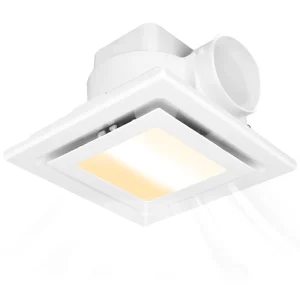 8/10/12-inch Square Exhaust Fan with MemoryFunction and Three Color Light