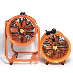 8 12 16 20inch Portable Axial Flow Exhaust Fan Industrial Suction Exhaust Smoke Dust Removal Air Blower Fan with Flexible Duct