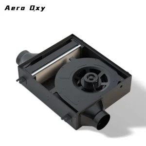 8″ Centrifugal Smoke Exhaust Fan With Hepa Carbon Filters Silent Inline Fan for Hotel Office House Pod Fresh Air Ventilation