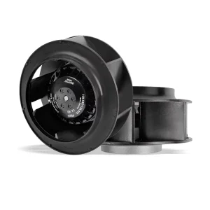 8 Inch (190mm) 220V AC Backward Curved Centrifugal Fan 318 CFM (540 M3/h) PA66 Impeller for Medium Electrical Control Cabinets