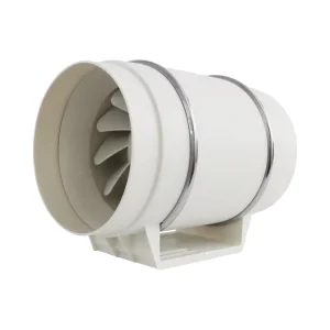8 Inch Ball Bearing Electric Plastic Duct Axial Exhaust Fan 2600 RPM OEM ODM Customizable CE Certified