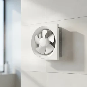 8 Inch Full Plastic Electric Auto Shutter Wall Mount OEM ODM Bathroom Exhaust Fan