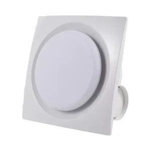 8 Inch Household Ceiling Exhaust Fan with LED Light Strips 35dB Noise ABS Material AC