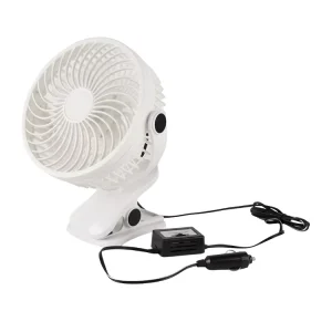 8 Inch Portable Car Cooling Fan 5V 3 Speed Control 40dB Low Noise Cigarette Plug for Cars SUVs Trucks