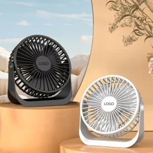 8 Inch Portable USB Desktop Fan 360 Degree Adjustable Strong Wind Low Noise Brushless Motor Air Cooling Fan for Home