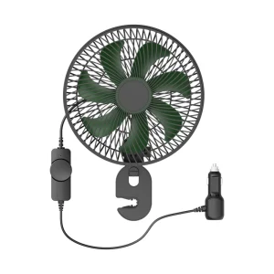 8 Inch Powerful Stepless Summer Air Cooling Adjustable Car Seat Holder Fan With Cigarette Lighter