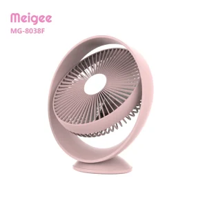 8 Inch Rechargeable Table Fan with Night Light Portable Table Fan Rechargeable