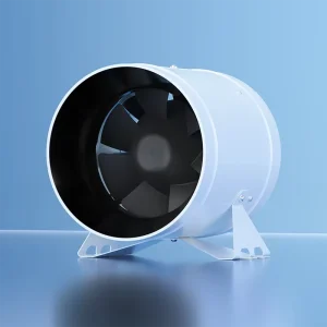 8 Inch White Ventilation Exhaust Fan for KTV gym laundry Room