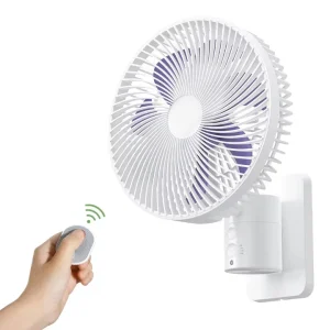 8 inch Punch free air Circulation Portable Bathroom Kitchen Wall mounted Fan