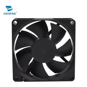 8020 1 DC Axial Flow Fan 12 24V 80x80x20mm Ball Hydraulic Bearing 70000 Hours Lifespan Plastic Blades Air Cooling Fan OEM ODM
