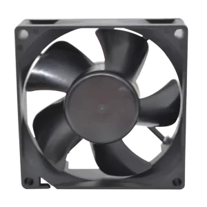 8025 2 DC Axial Flow Fan with Ball Bearing 70000 Hours Lifespans 12/24V 80x80x25mm OEM/ODM Plastic Blades Air Cooling Fan