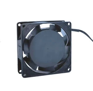 8025 AC 220V Low-Noise Axial-Flow Cooling Fan, Dual Ball Bearing, Aluminum Frame, 80mm