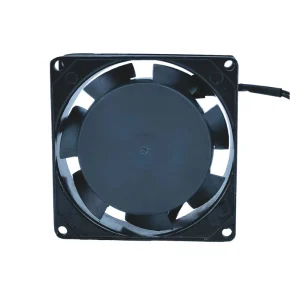 8025 AC 220V Low-Noise Axial-Flow Cooling Fan, Sleeve Bearing, Aluminum Frame, 110V/220V