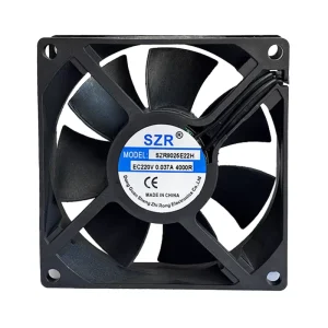 8025 Industrial High Speed Plastic Radiator Cooling Ventilator Exhaust Fan EC Axial Flow Brushless Motor Ball Bearing OEM
