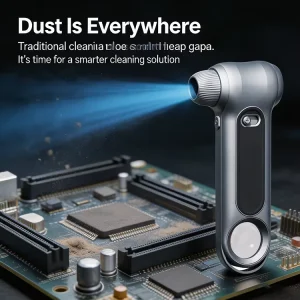 80m s Turbo Mini Fan Mini Turbo Compressed Air Held Mini Compressed Air Duster Adjustable Dust Blower Campfire Jet Fan