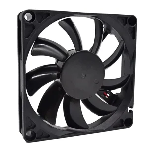 80mm Axial DC Fans with Ball Bearing Plastic Blade 80x80x15mm Cutting Machine Radial 5V 12V 24V Power Supply 36.5CFM Fan