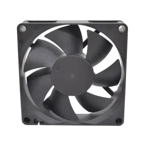 80x80x20mm IP68 Waterproof Explosion-Proof Axial Flow Fan, 12V/24V, Ball Bearing, 70000-Hour Lifespan, Plastic Blades