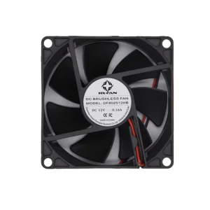80x80x25mm DC Cooling Fan Plastic for AI Server Air Conditioned Clothing and UPS OEM ODM Custom Manufacturing Supplier