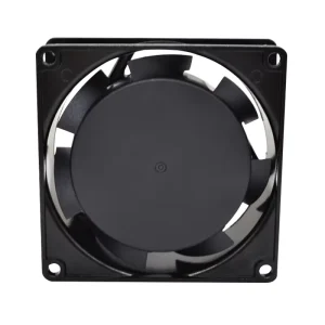 80x80x25mm Electric AC Axial Flow Fan, 110/220V, Ball Bearing, 70000-Hour Lifespan, Plastic Blades, Air Cooling