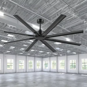 84 Inch Industrial Ceiling Fan Remote Control 8 Aluminum Blades Customizes Big Sizes for Indoor Library Factory Warehouse Use