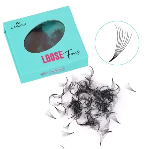 8D 10D 20D Sharp Loose Lashes Extensions Premade Fans Eyelash Trays 0.03 0.05 Cashmere Pointy Base 500 Fans Promade Fan Lash