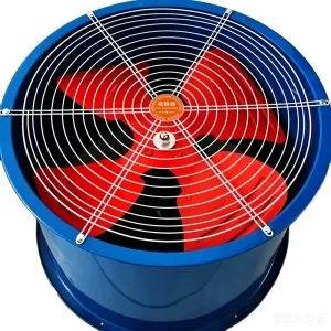 8inch Tube Axial Flow Fan 220V 380V Low Noise High Air Volume Industrial Exhaust Fan Pure Copper Motor For Workshop Warehouse