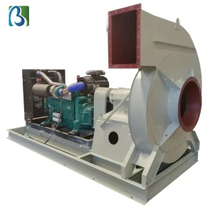 90 HP Diesel Engine Driven Customized Centrifugal Ventilator Steel Electric Free Centrifugal Fan with OEM Support