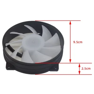 9525 Frame DC 12V Luminous CPU Cooling Fan for Desktop Computers 4Pin PWM Compatible LGA 115x 1700 12V DC 4Pin PWM Cooling Fan