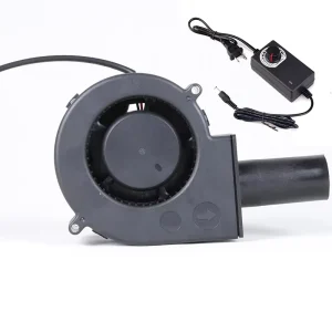 97mm x 33mm USB 9733 Mini Turbo Centrifugal Fan 5V 12V 24V Brushless Variable Speed DC BBQ Air Blower
