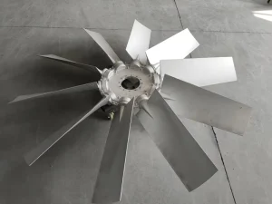 9W Series Big Diameter Aluminum Axial Cooling Fan Blade for Generator Diesel Engine Radiator and Motor Ventilation