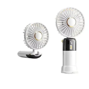 A Handheld Fan Variable Speed Control with 100 Levels Portable USB Charging Strong Wind Power Fan
