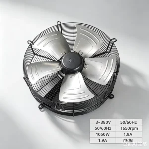 A3P450 EC102 041 220V 50/60Hz Heavy Duty Low Noise Ball Bearing Exhaust Fan OEM ODM for Office Building Ventilation