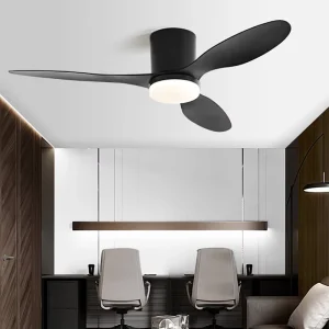 AB Off the shelf Hair Low Floor Exclusive 3 Leaf 52 Inch Inverter Household Ceiling Fan Light