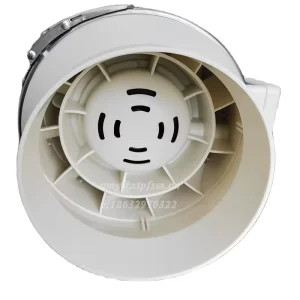 ABS 4″ 5″ 6″ 8inch Turbo Pipeline Supercharged Oblique Flow Mute Powerful Circular Duct Fan Circle Pipe Ventilation Exhaust Fan