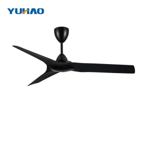 ABS Remote Control Industrial Outside 3 Blades High Speed Black Balcony Mounted Ceiling Fan