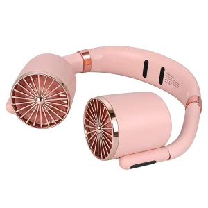 ABS Silicone 360 Surround Wind 4000mAh Aromatherapy Foldable Lightweight Mini Neck Fan Turbine Portable Outdoor Car RV