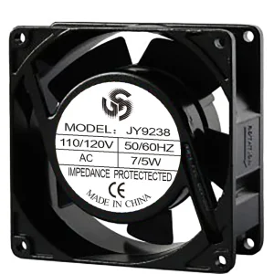 AC 220V 110V 92x92x38mm Metal Frame Brushless High Efficiency Cooling Fan 9238 Axial Exhaust Fan IP55 PBT Blade Electric for EV