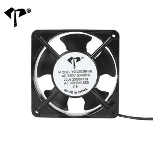 AC 220V 12038 Axial Flow Fan 120*120*38mm Industrial Brushless Exhaust Cooling Fan for Cabinet Chassis Electronic Equipment