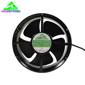 AC Axial Fan 22060 220x220x60mm 2600RPM 400CFM Ball Bearing 110V 220V 380V Brushless Industrial Cooling Fan for Cabinet