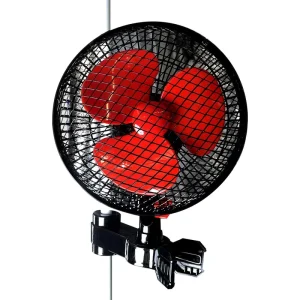 AC Axial Fan 25W 7Inch 220V EU Plug Quiet Strong Airflow Electric Plastic Blades 2 Speeds for Indoor Grow Tent