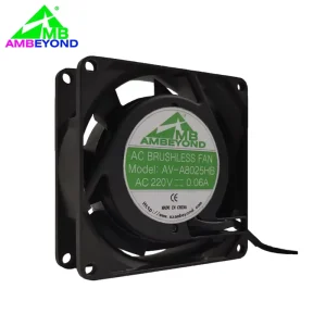 AC Axial Fan 8025 80x80x25mm 110V 220V 240V 2500RPM PWM Ball Bearing High Airflow Industrial Radiator Exhaust Fan for Cabinet