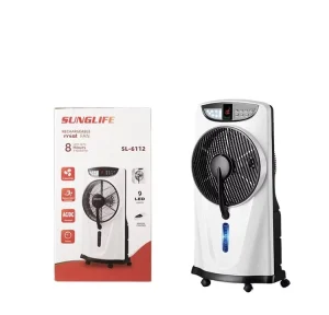 AC DC Solar Outdoor Water Mist Cooling Fan Rechargeable