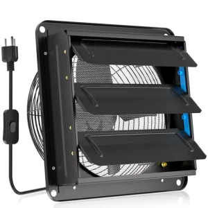AC EC Axial Exhaust Fans Silent Manufacturer Quiet Shutter Exhaust Fan 10 Inch HA 250ME Window Exhaust Fan OEM ODM