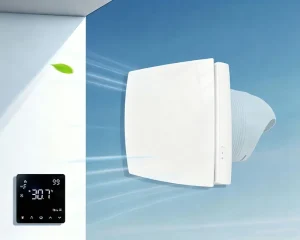 AC Electric Ball Bearing Silent Wall Mounted Axial Ventilator Two Way Exhaust Intake Fan OEM Support 3 Year Warranty Home